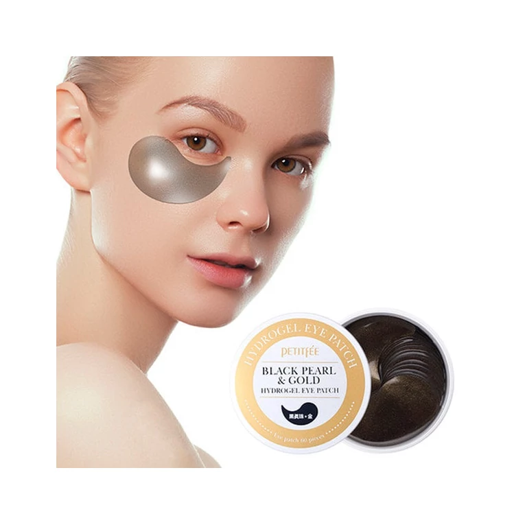 Petitfée Black Pearl & Gold hidrogéles szemkörnyékápoló tapasz fekete gyöngykivonattal