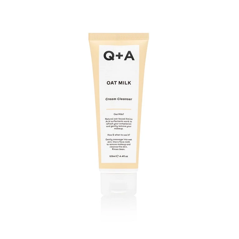 Q+A Oatmilk Cream Cleanser krémes arctisztító zabtejjel