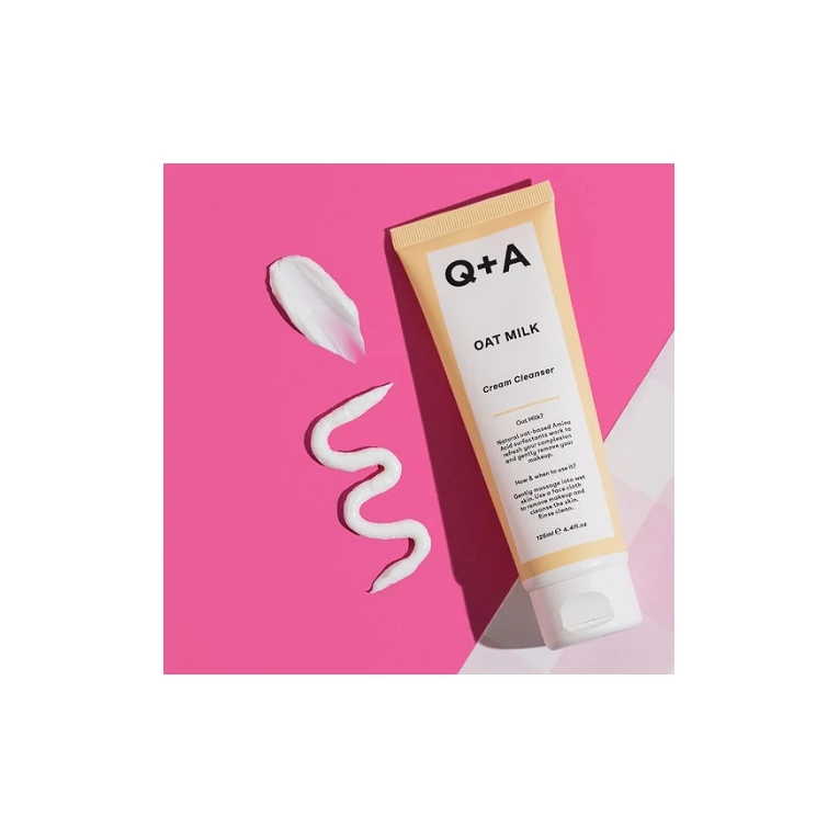 Q+A Oatmilk Cream Cleanser krémes arctisztító zabtejjel3