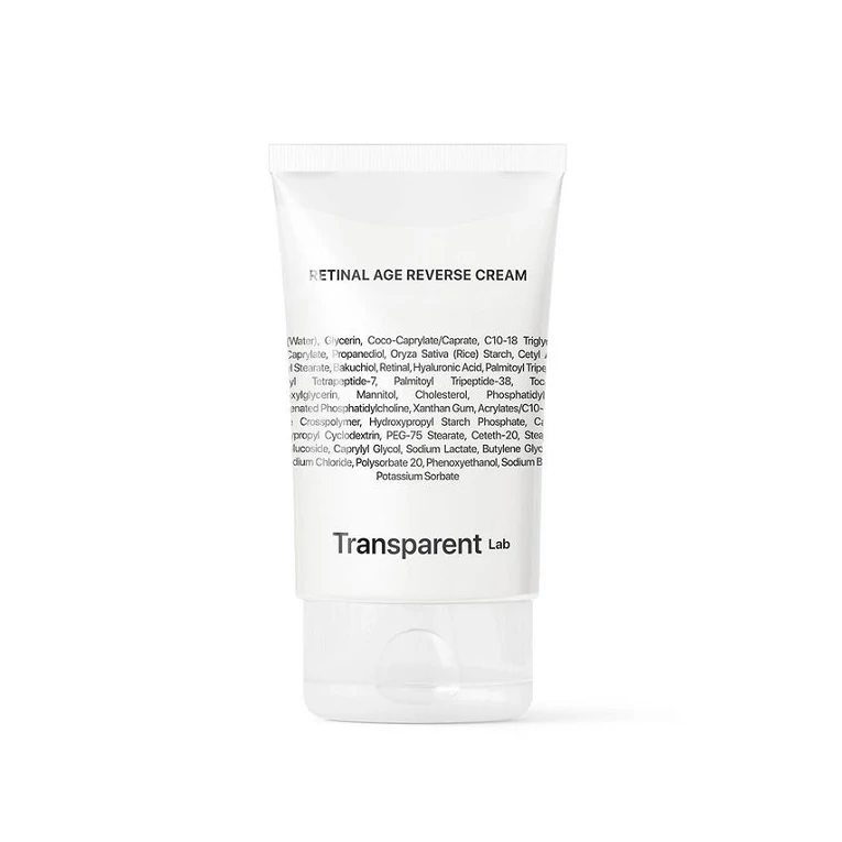 Transparent Lab Retinal Age Reverse Cream öregedésgátló krém retinallal