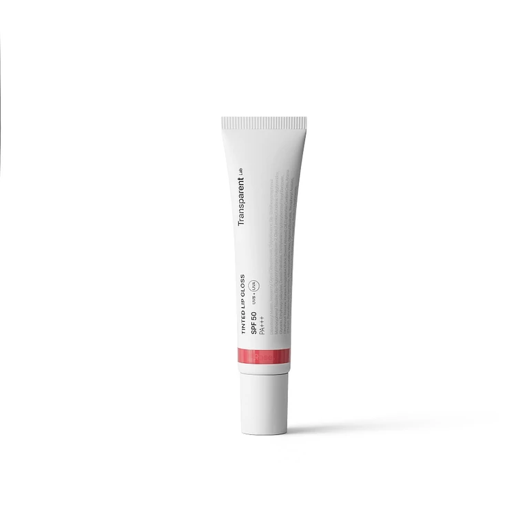 Transparent Lab Tinted Gloss színezett ajakápoló Rose árnyalat SPF50
