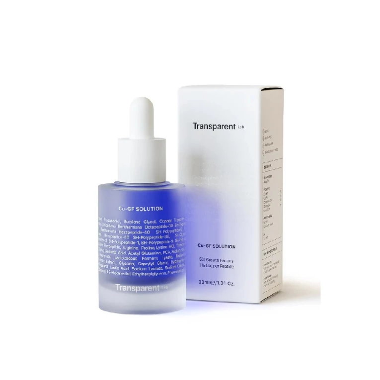 Transparent Lab Cu-Gf anti-aging szérum rézpeptiddel és EGF-ekkel3