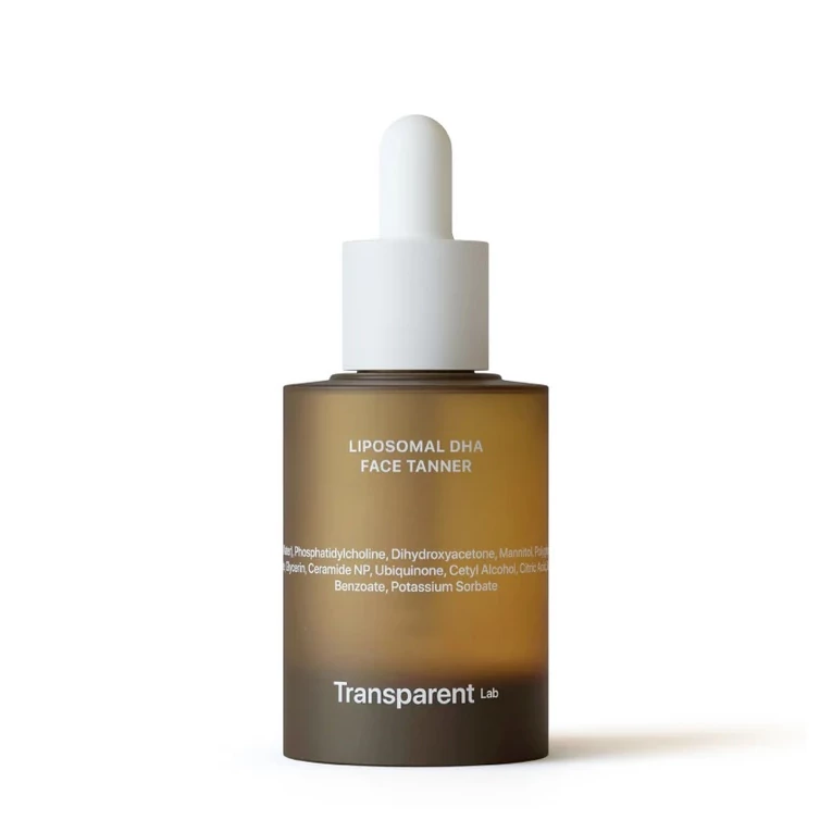Transparent Lab Liposomal DHA önbarnító cseppek arcra