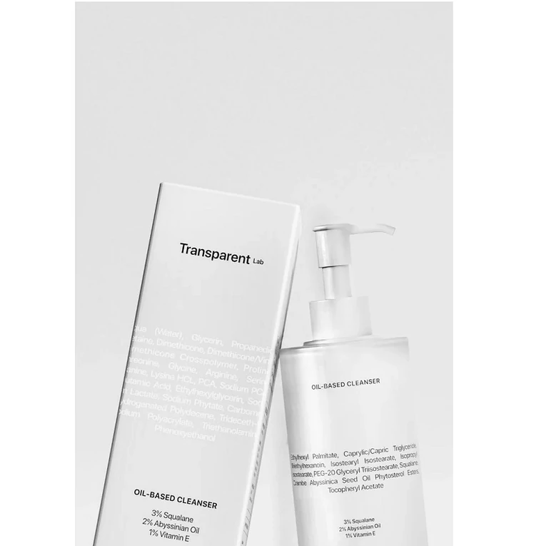 Transparent Lab Oil  Based Cleanser olajos arclemosó szkvalánnal2