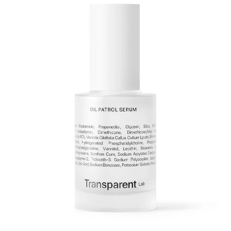 Transparent Lab Oil Patrol Serum mattító hidratáló szérum zsíros bőrre