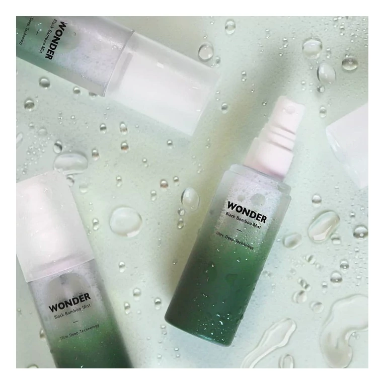 HaruHaru Wonder Black Bamboo Mist antioxidáns arcpermet fekete bambusszal3