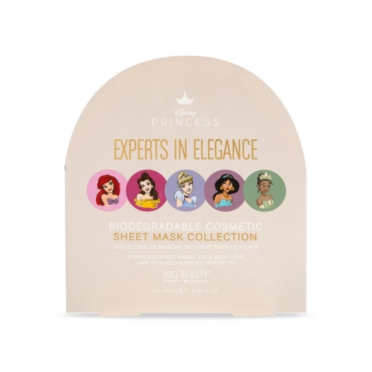 Mad Beauty Disney hercegnők 5 darabos fátyolmaszk csomag