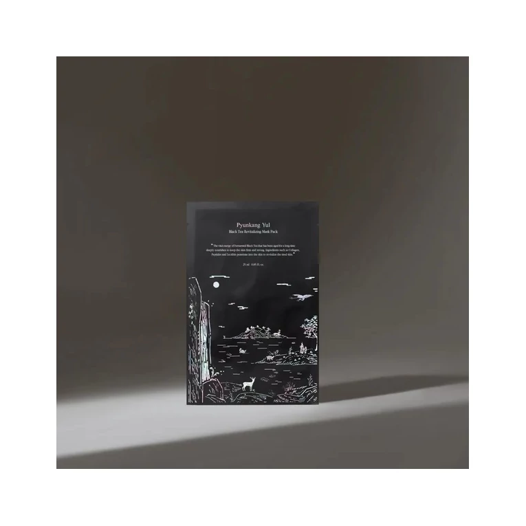 Pyunkand Yul Black Tea Revitalizing regeneráló fátyolmaszk fekete tea kivonattal2