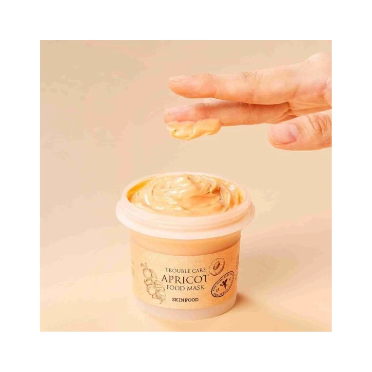 Skinfood Apricot Food Mask tisztító és nyugtató maszk2