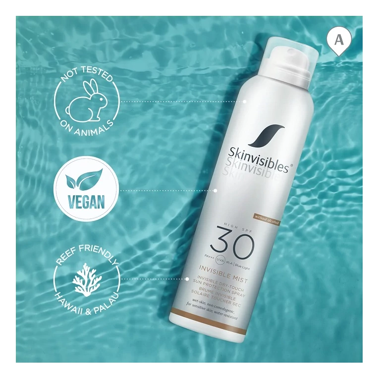 Skinvisibles Invisible Mist fényvédő spray SPF302